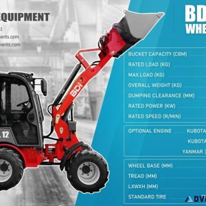 BDI Equipments Wheel Loader BDWL 12