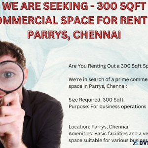 Wanted - 300 Square Feet Commercial Space in Parrys Che