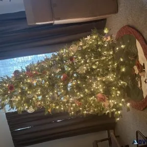 7 feet Christmas tree with white lights