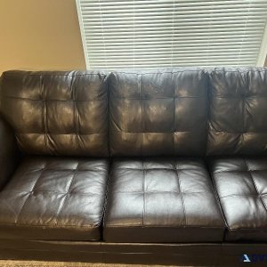 Leather Sleeper Sofa