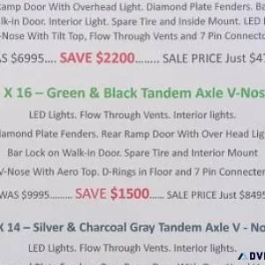 Enclosed Trailer SALE 