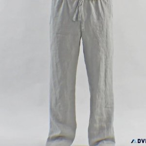 Experience Tranquil Nights in Men s Linen Pajama Trousers