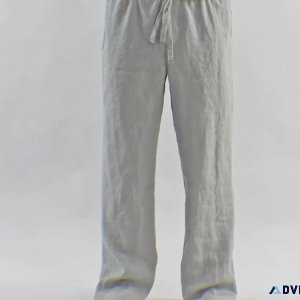 Experience Tranquil Nights in Men s Linen Pajama Trousers