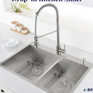 Elevate Your Kitchen Design with Premium Drop-in Sinks