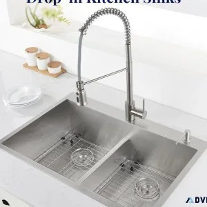 Elevate Your Kitchen Design with Premium Drop-in Sinks