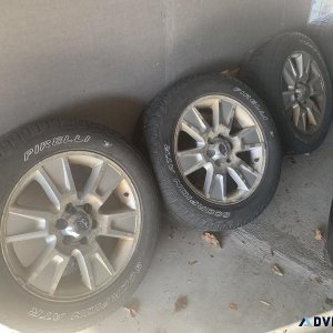 Ford F150 Tires (4) used with rims