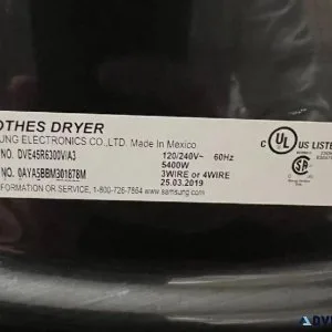 Samsung frontload washer and dryer