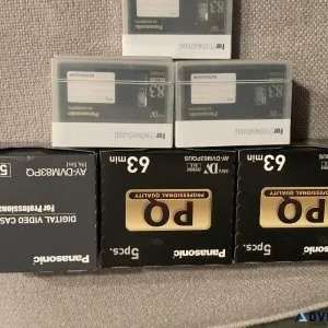 30 New DV Tapes
