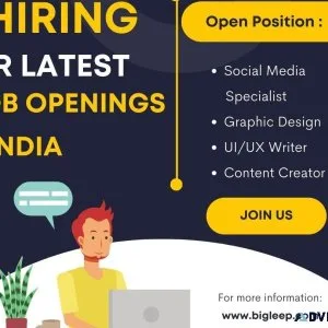 We are hiring for Latest Job openings in India