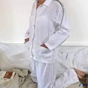 Order our Joan" Soft Linen Pajamas Set online