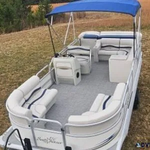All New 20 Foot Sun Tracker and 2024 Trailer