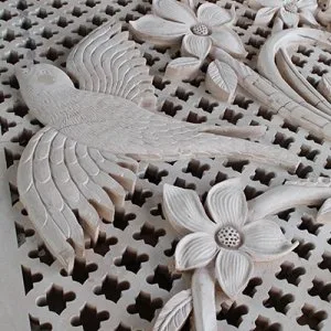 White marble jali