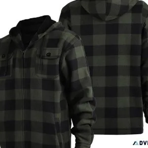 Free Shipping 20% OFF Men s Fleece Lined Plaid Jacket