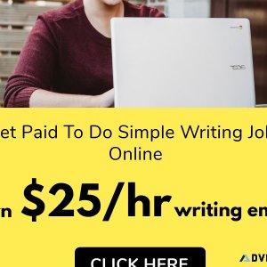 33 per hour regular work. Your writing skills are in demand.