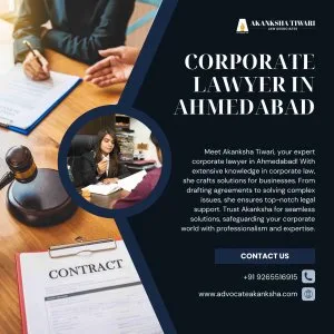 Corporate lawyer ahmedabad - akanksha tiwari law associates