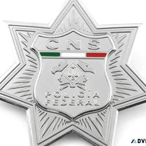 Brazil Cns Federal Police Badge Lapel Pins