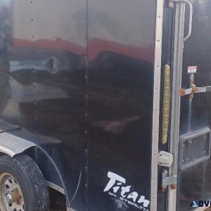 2014 Titan Stealth V Nose Enclosed Trailer excellent condition