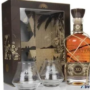 Plantation XO Barbados 20th Anniversary Gift Pack with 2 Glasses