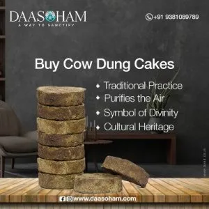 Cow dung diya