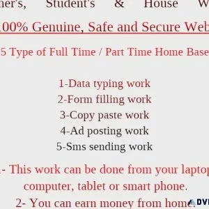 Home Based Form Filling Jobs  Home Based Copy Paste Jobs