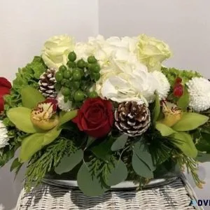 Avery  Christmas Flower Arrangement