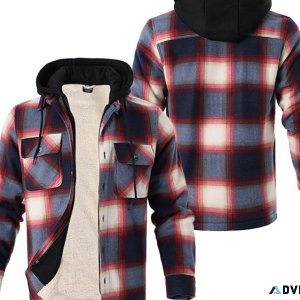 Save 20% Today-Men s Fleece Lined Plaid Jacket