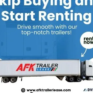 Semi Truck Trailers Available for Rent at AFK Trailer Lease