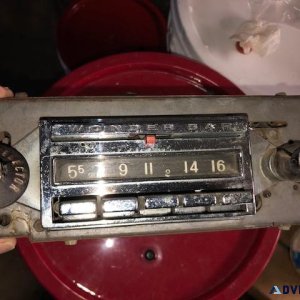 58 Corvette Original Radio