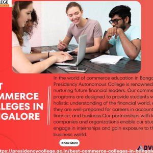 Best Commerce Colleges in Bangalore  Presidency College