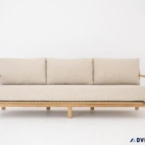SURI OUTDOOR 3-SEATER SOFA WITH QUICK DRY FOAM