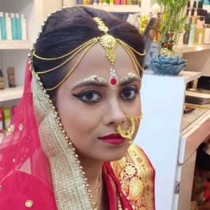Bridal makeup at home in kolkata | petals family salon