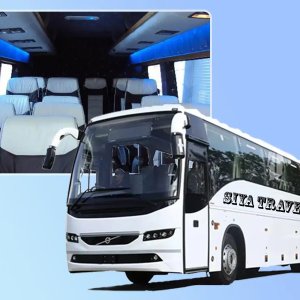 Luxury 35 seater bus rental in delhi