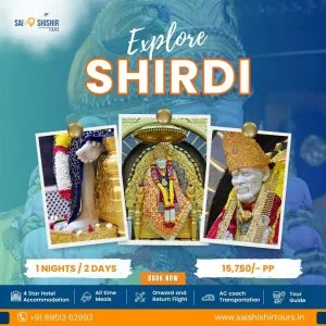Shirdi flight package from bangalore | saishishir tours