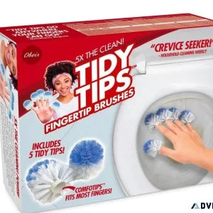 Tiddy tips fingertip toilet brush