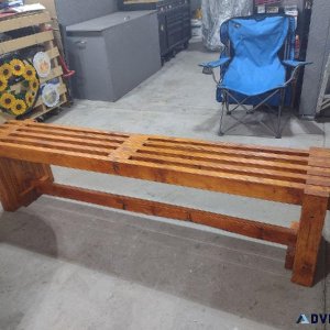 Outside Wooden  Bench