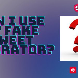 Fake tweet generator
