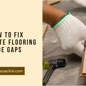 A seamless solution for laminate floor side gaps
