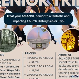 High School Senior Trip (Seniors and Juniors)