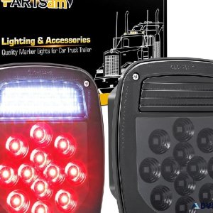 Partsam 2 pieces LED Jeep Taillights