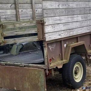 Galvanized Military Trailer 34 Ton wsides
