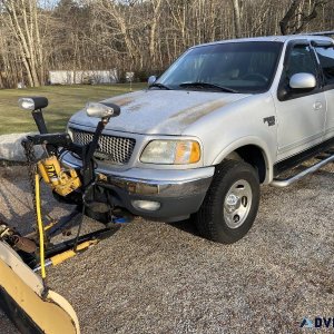 Ford F150 2001 Crew 4X4 wMyers 75  Plow