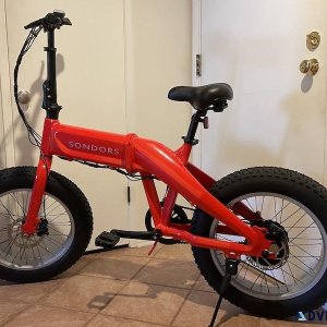 Like New SONDORS Fold X Electric Bike with Accessories (575)