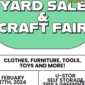 Community Yard Sale and Craft Fair FEBRUARY 17 2024