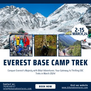 14 days everest base camp adventure coming march 2024