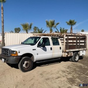 1999 FORD F550 CREW CAB FLATBED TRUCK 14101241
