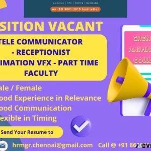 Job Position Vacant in Top Educational Institute