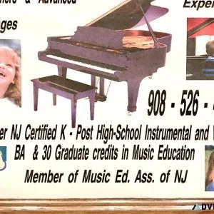 Voice and piano lessons