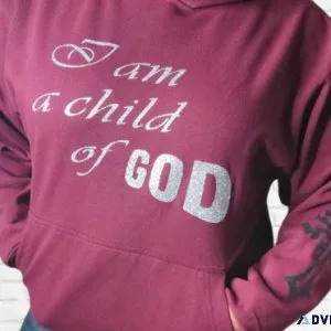 I am a Child of God&quot Glitter Women s Hoodie
