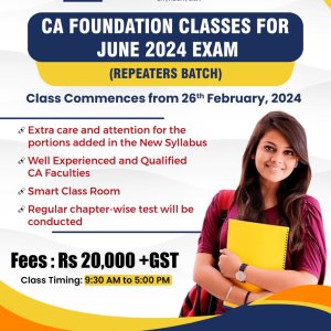 Ca foundation class for june 2024 exam
