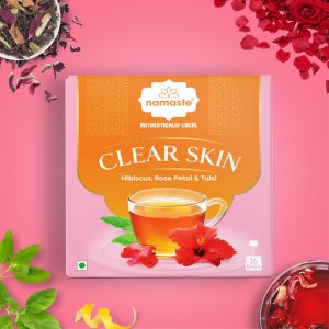 Refreshing herbal teas to enhance skin clarity and radiance